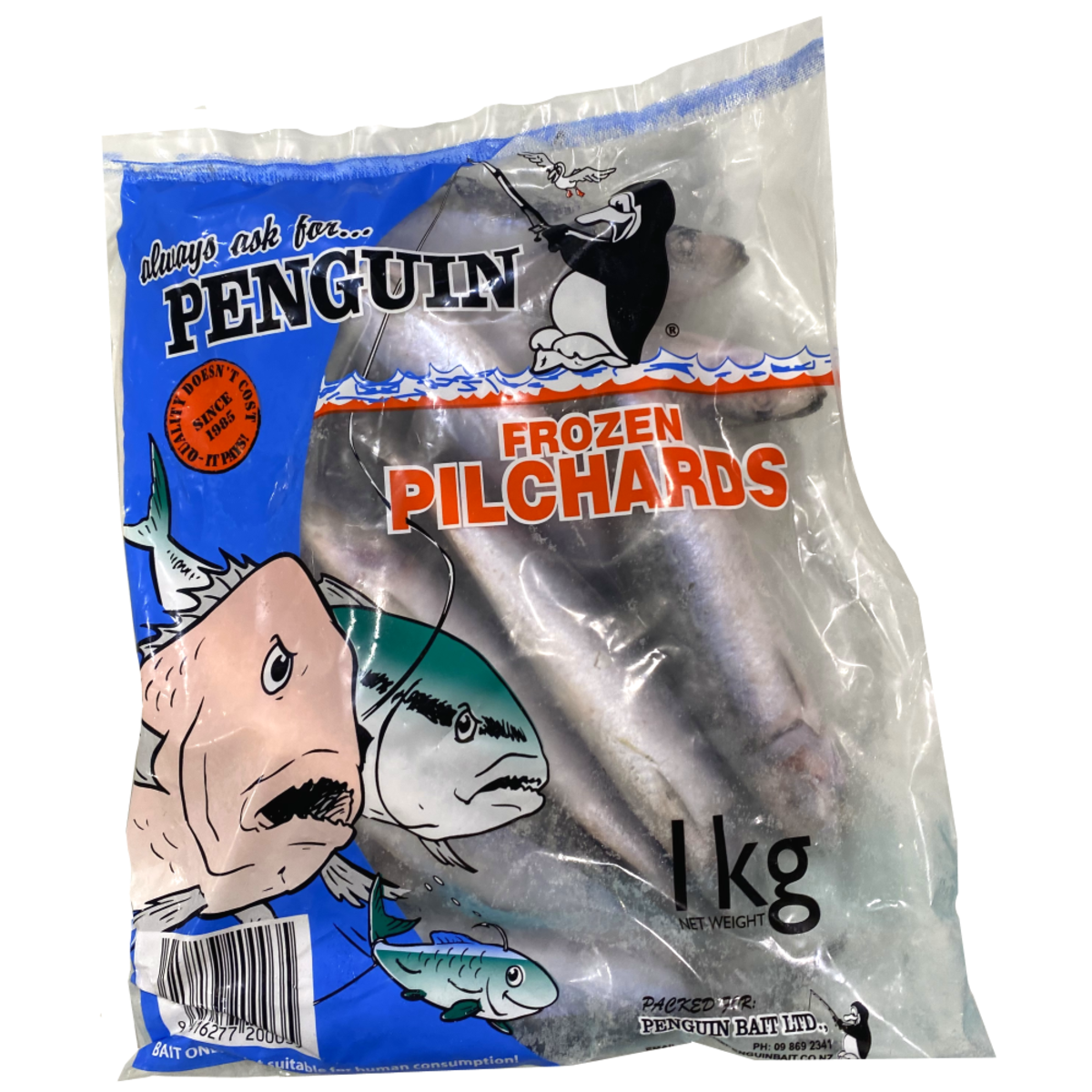 Nz Pilchards 1Kg Frozen Bait - Click & Collect / Buy Instore Only