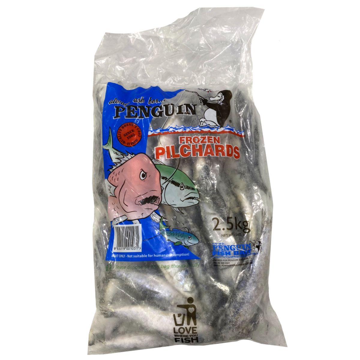 Nz Pilchards 2Kg Frozen Bait - Click & Collect / Buy Instore Only