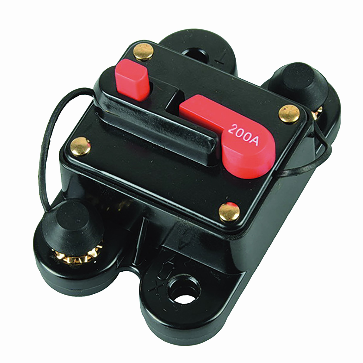 Heavy Duty Waterproof 200 Amp Surface Mt Circuit Breaker Smart Marine