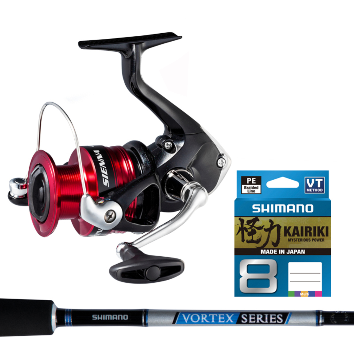 Shimano sienna 4000 combo clearance
