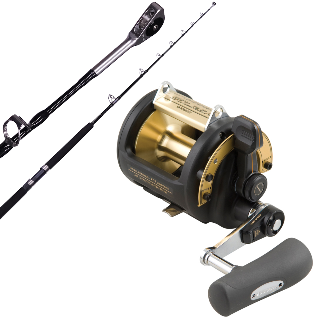 Tld 50Lrs 2-Speed / Auratus 5'6 Game Combo 24Kg Roller Tip | Smart Marine