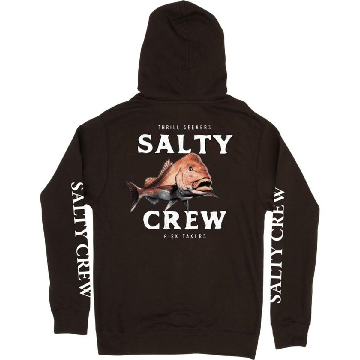 salty crew black hoodie
