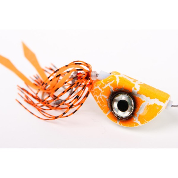 Beady Eye Kabura Jig - Crackled Orange