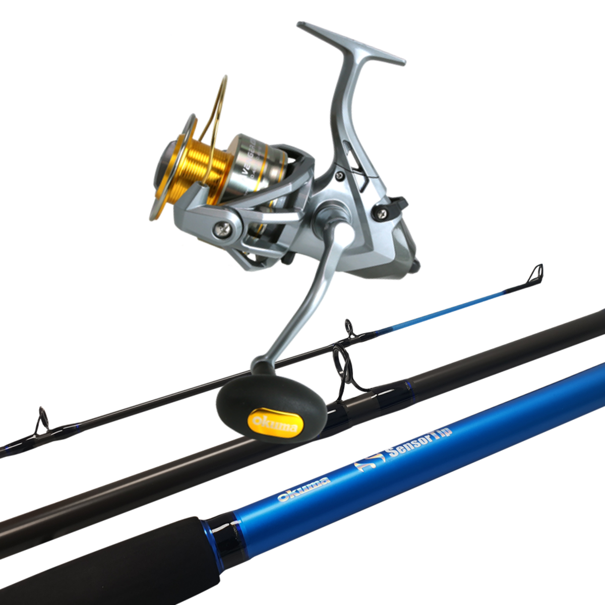 Okuma Avenger 8000 / Sensortip 12'0 10-15Kg 3-Pce Surf Combo