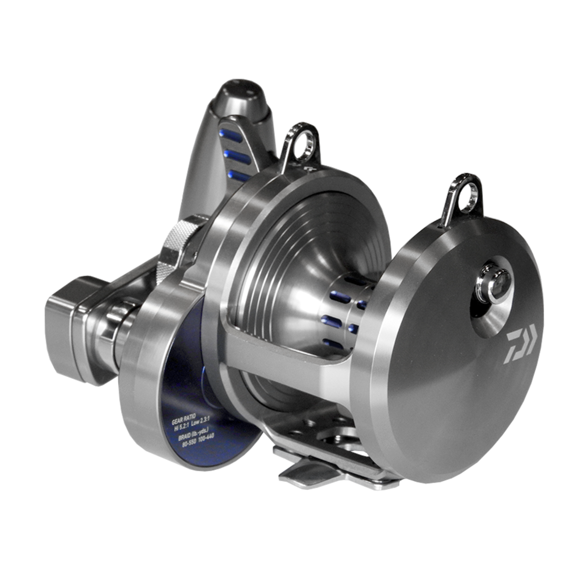 20 Saltiga Ld55 2 Speed Overhead Lever Drag Reel Smart Marine