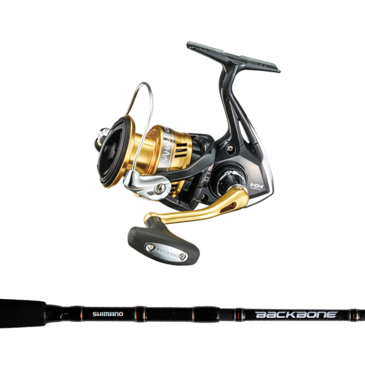 Shimano Sahara 3000 / Backbone 7'2 Combo Spin 3-6Kg 2-Pce