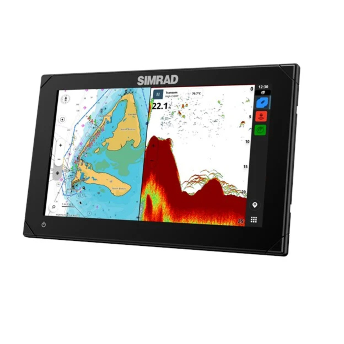 Nsx 3009 9" Gps/Fishfinder W/Ai Transducer + Chart | Smart Marine