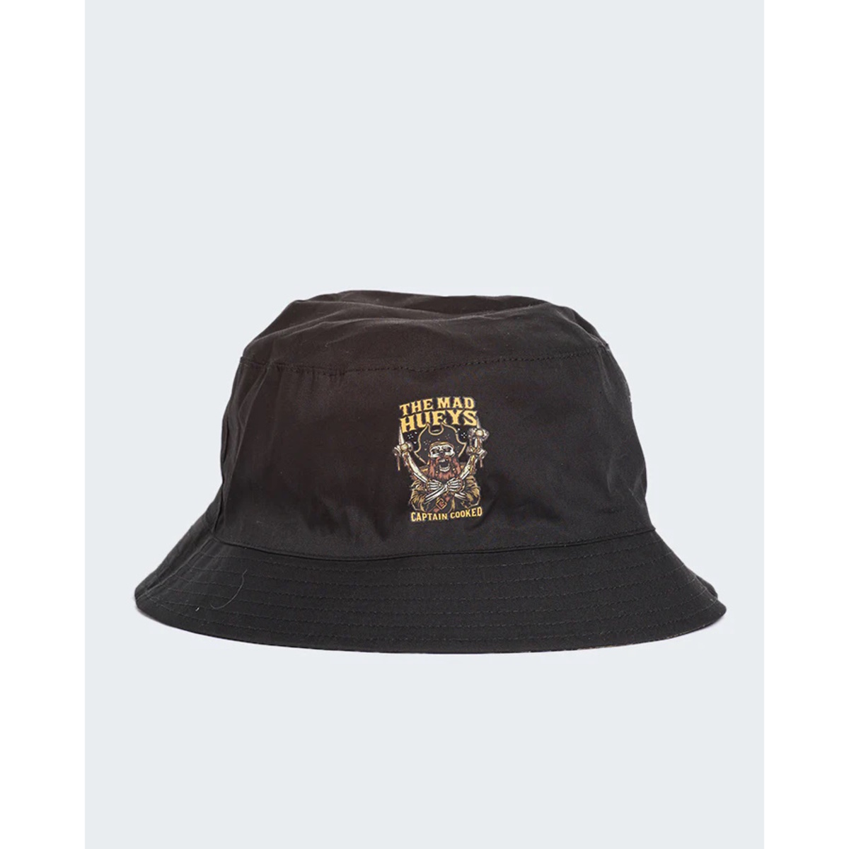 Captain Cooked Bucket Hat Black Smart Marine