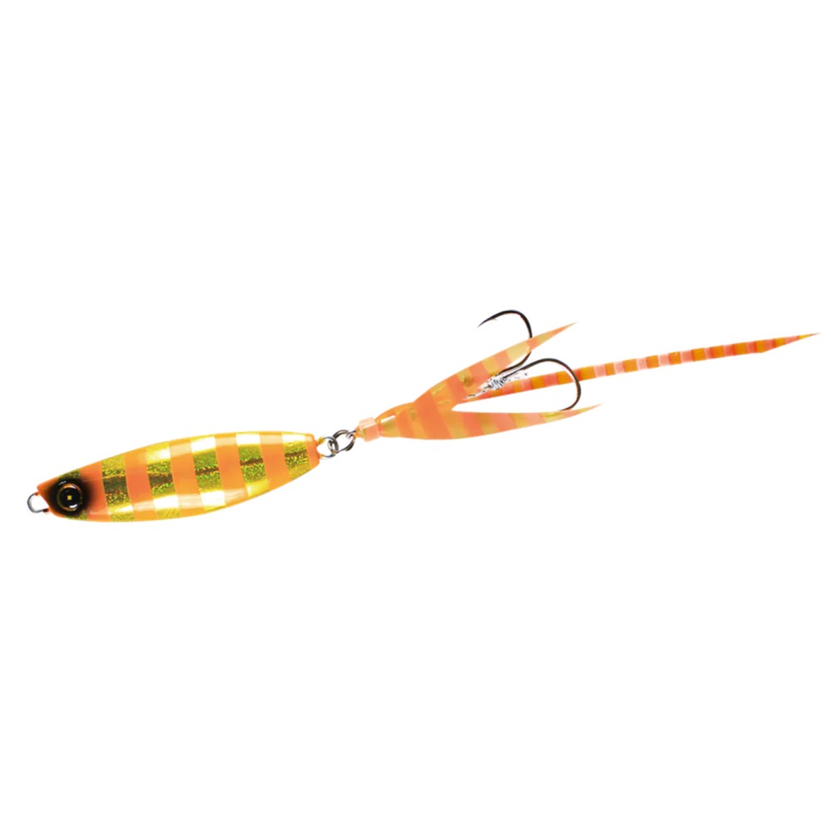 Metal Jig Orange Gold Fishing Lure