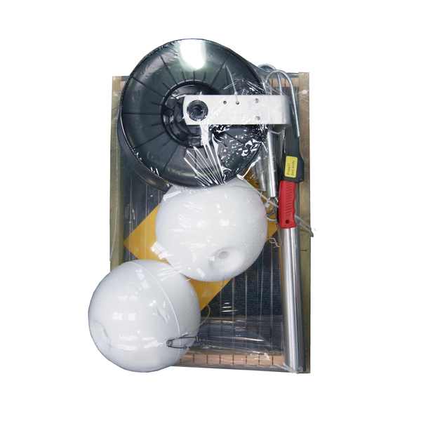 Deluxe Boat Longline Kit W/Anchor, Reel, Buoys & Rack