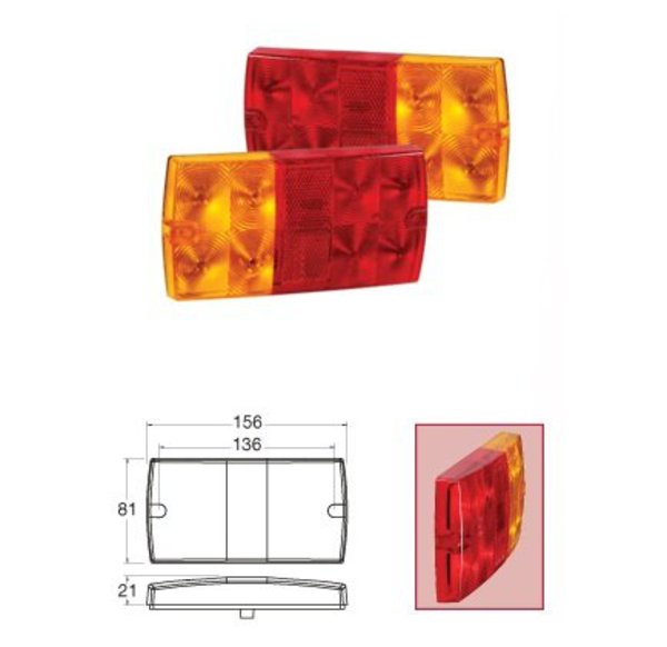Led Trailer Lights (Pair)