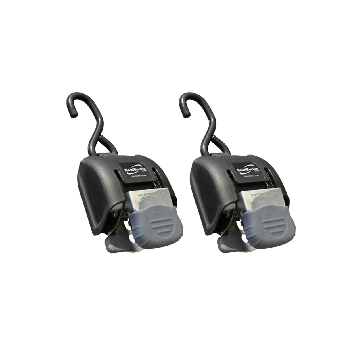 Boatbuckle Stainless Steel Retractable Transom Tie Down Pair Smart Marine